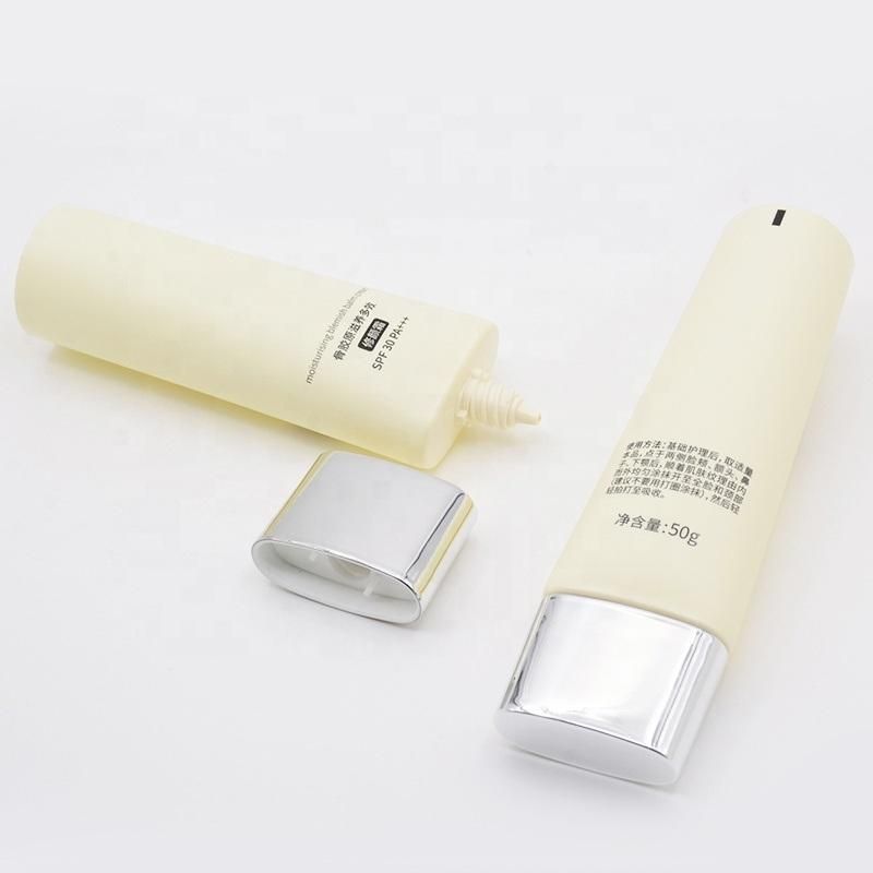 Factory Price Matte Sunscreen Tube with Metalized Screw Cap