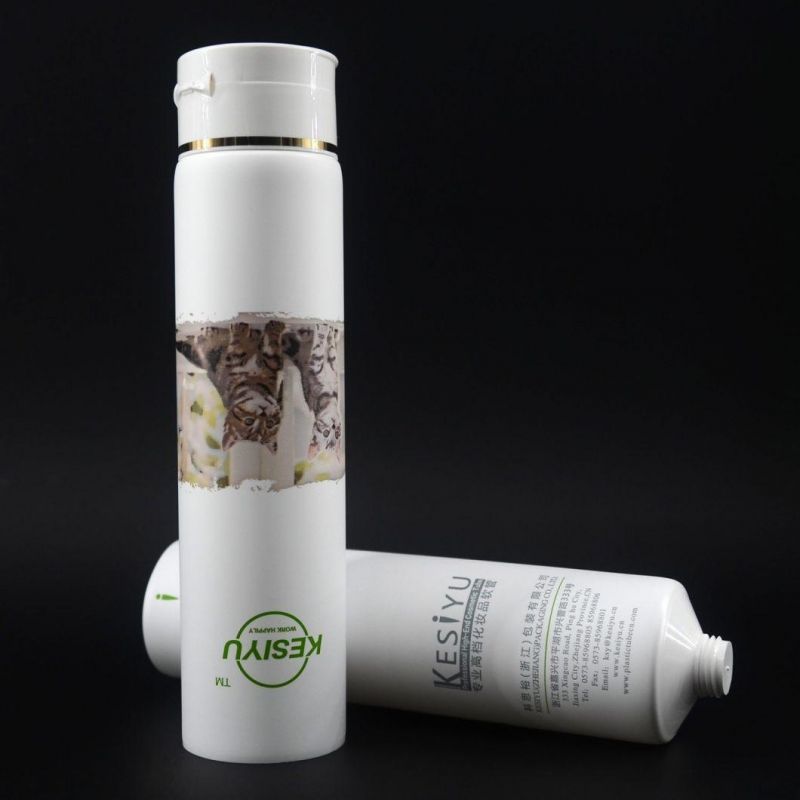 Cosmetic Tube Packaging Eco Friendly Plastic Packaging Round Tubes for Animal