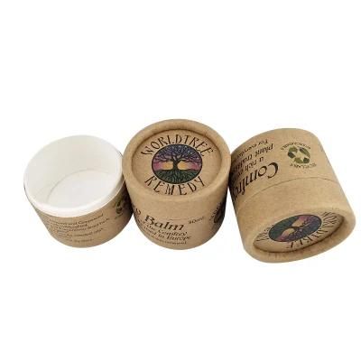 Manufactory Wholesale Recycled Kraft Paper Tube Tea Packaging Paper Tube