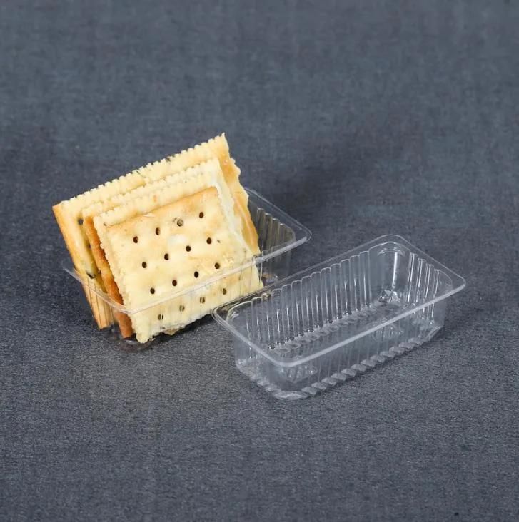 Customized Biodegradable Clear Plastic Blister Biscuit Insert Tray