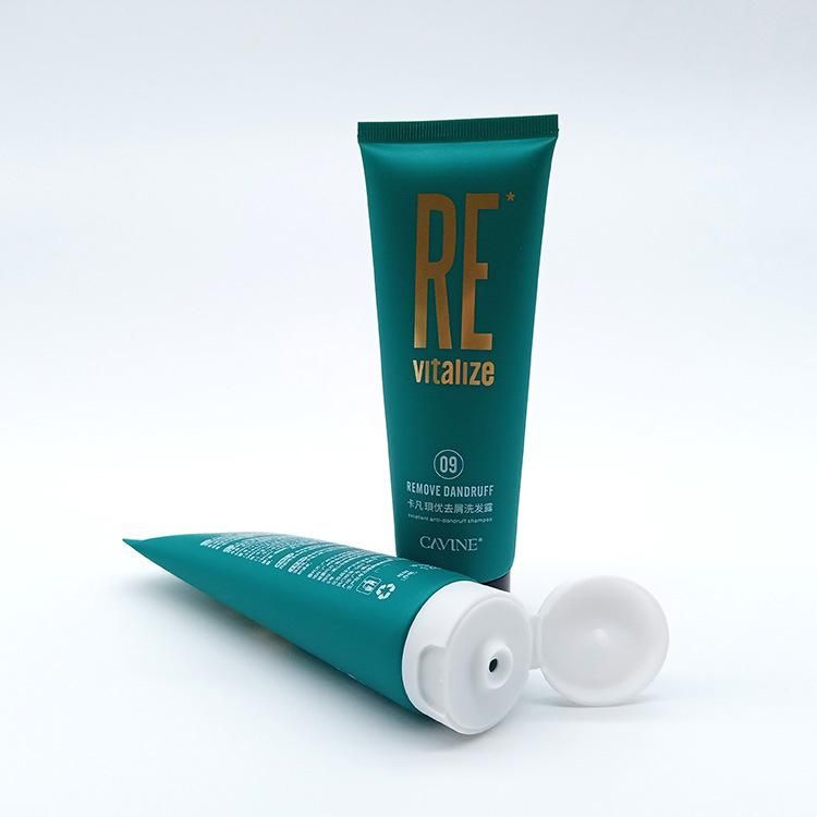 Custom Printed Round Empty Body Shampoo Packaging Gel Plastic Tube