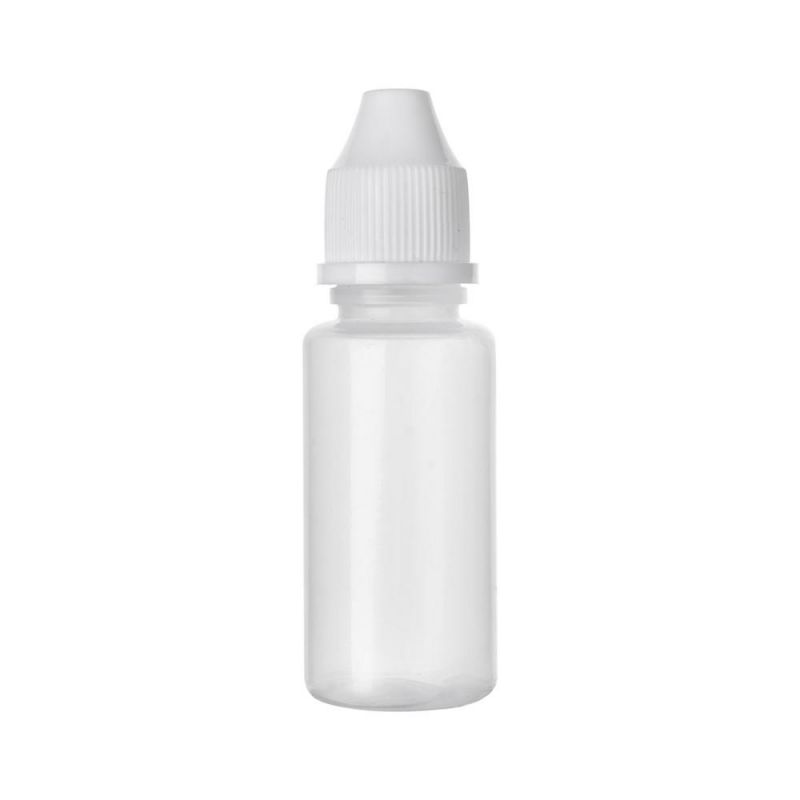 High Quality 10ml Childproof Clear Plastic Eye Dropper Bottle
