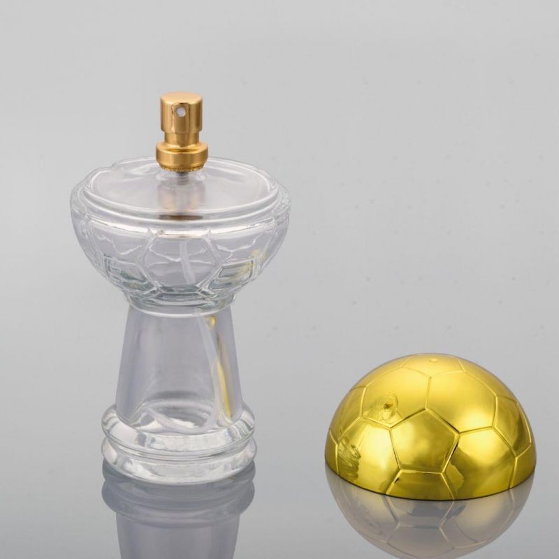 100ml Clear Gold Wholesale Oil Spray Perfume Glass Bottle