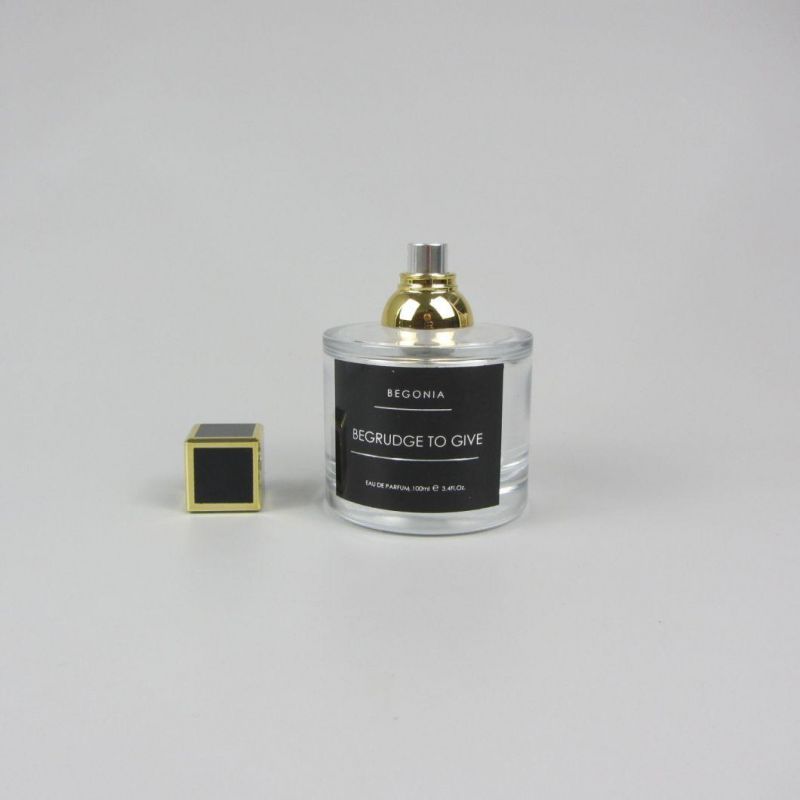 100ml Empty Round Glass Atomizer Perfume Bottle for Men