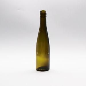 750ml Antique Green Burgundy Wine Bottle Cork Glass Bottle