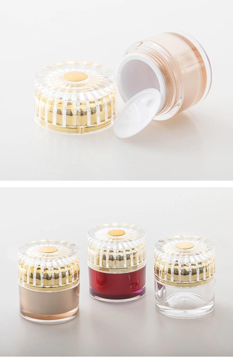 5g 10g 15g 20g 30g 50g Luxury Empty Acrylic Plastic Cream Jar for Cosmetic