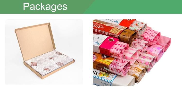 PE Coated Food Grade Custom Design and Size Grease Proof Sandwich Paper Deli Burger Wrapping Paper Bread Packaging Paper