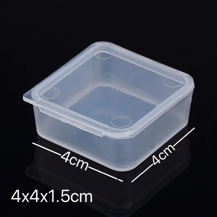 Clear Lidded Small Plastic Trifles Parts Packaging Box Screw Case Collection Coin Jewelry Box