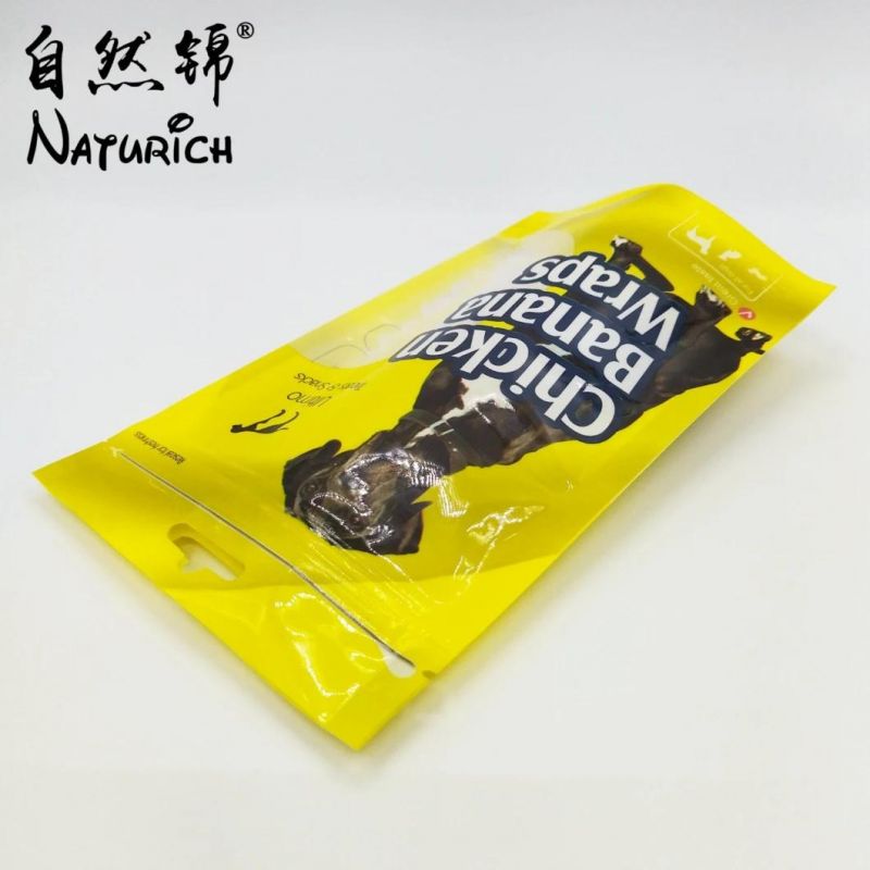 Flexible Pet Stand up Plastic Packaging Food Bag with Zipper
