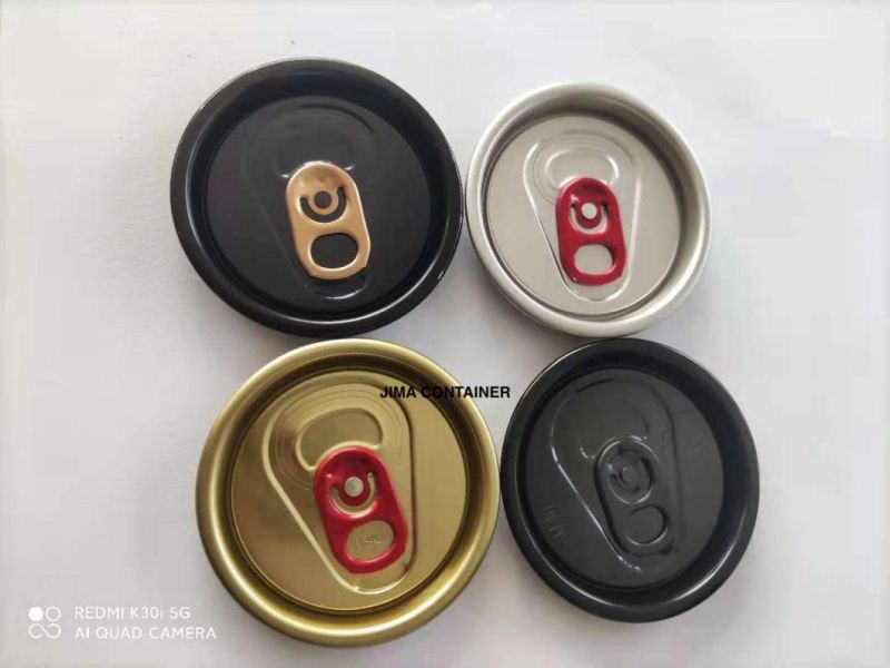 50mm Diameter200# Sot Wholesale Customize Print Slim Sleek Stubby Color Aluminum Beer Beverage Juice Drink Soda Easy Open Lids