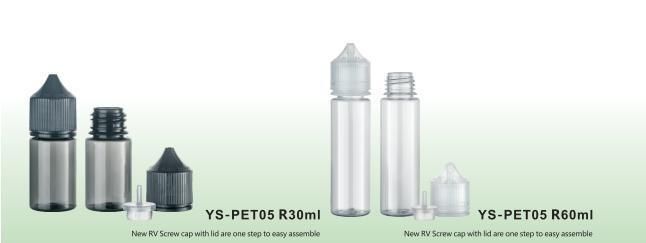 China 120ml Custom Transparent Plastics Pet Packaging E-Juice Liquid Vape Bottle with Child Proof Cap for Electronic Cigarettes