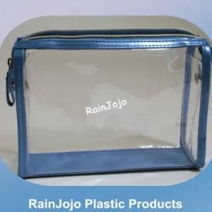 High Quality Transparent Zipper Closing Plastic PVC Cosmetic Bag