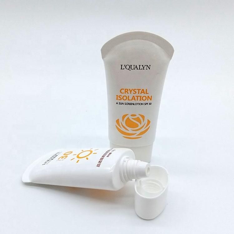 Empty Flat Flexible Plastic Tube for Sunscreen Packaging Tubes