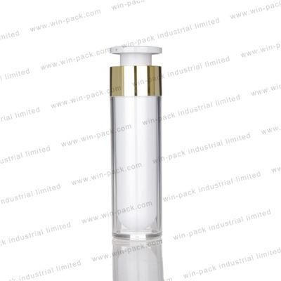 New Design Clear Empty San Airless Lotion Bottle 15ml 30ml 50ml