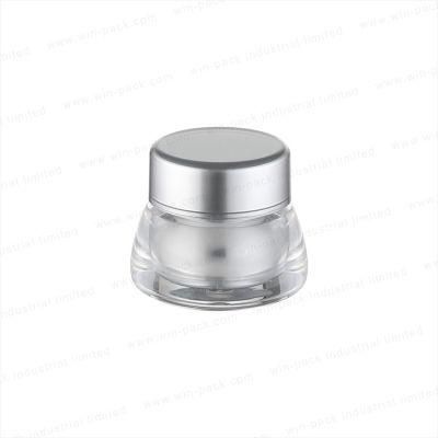 Winpack High Quality Round Cream Jar with Shiny Sliver Cap Cream Jar Wholesale Empty Cream Jars with Hot Sale