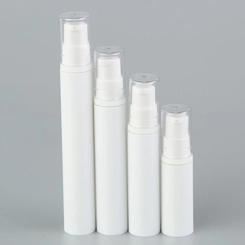 in Stock 5ml 10ml 15ml 20ml Mini Atomizer White Head Mist Airless Spray Bottle Packaging Cosmetic Airless Pump Bottles