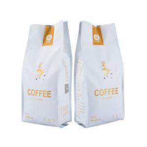 Custom Logo Print Aluminum Foil Pouch Resealable Tear Top Zipper Ziplock Coffee Bag