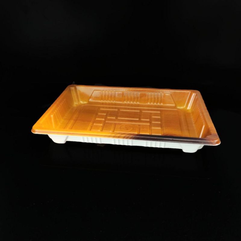 Manufacturer Sushi Foods Packaging Disposable Plastic Sushi/Bread/Cake/snack Container With Lid