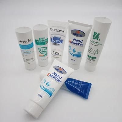 Customized Cosmetic Tube Plastic Packaging Empty Hand Sanitizer Gel Tube