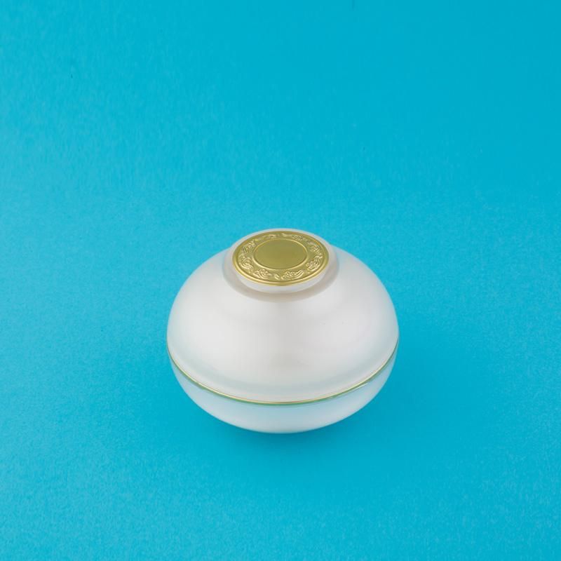 High-Grade Cosmetic Packaging 5g 15g 30g 50g Gold Shiny Luxury Cosmetic Jar Cream Container Acrylic Jar