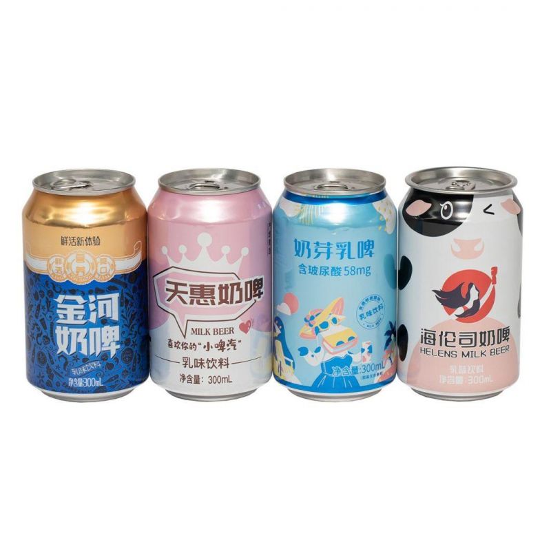 Silver Plain 330ml Beverage Cans with Food Lining for Bevearge Factory