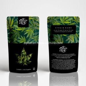 Custom Airtight Foil Plastic Small Weed Packaging Zipper Hemp Tea Seed Package Bag