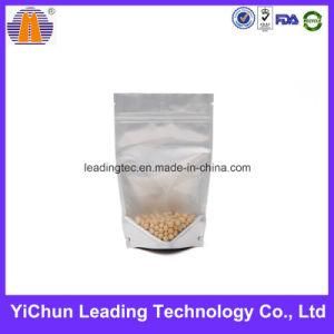 Eco-Friendly Stand up Ziplock Clear Windowed Plastic Nut Bag