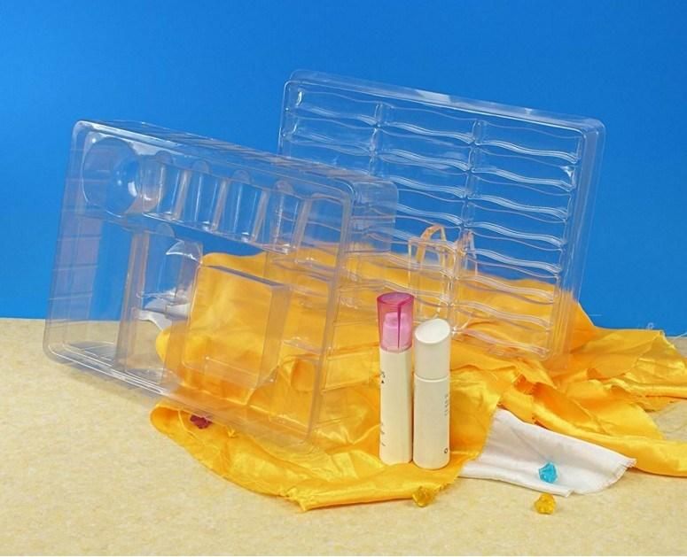 OEM disposible clear plastic packaging tray cosmetic blister (PVC blister)