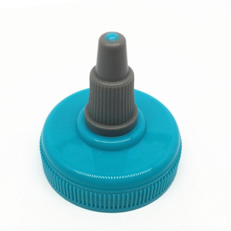 38/400 Pointed Mouth Cap with Cover Plastic Twist Top Cap