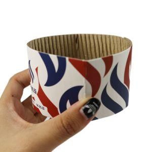 Wholesale Custom Logo Printed Disposable Coffee Paper Cups Hot Paper Cup Sleeve