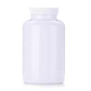 Empty Screw Top Tubs HDPE Plastic Protein Powder Bottle/Container with Black and White Cap