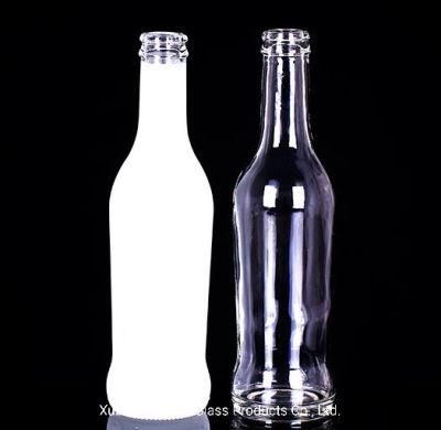 275ml Clear Glass Bottle with Metal Cap, for Wine or Beverage