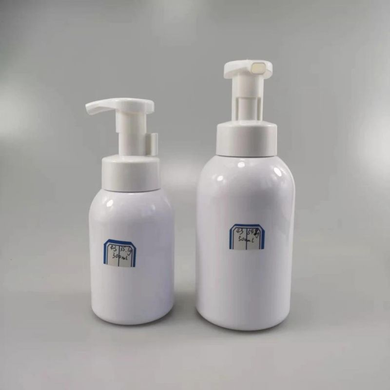 300ml 500ml Round Pet Facial Cleanser Press Bottle Soap Hand Wash Container Plastic Foam Bottle