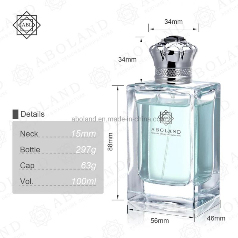 Wholesale Elegant Style Clear Empty Perfume Glass Bottle