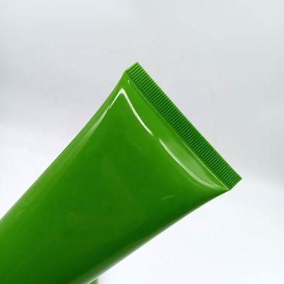 Green Color Tube for Face Cleanser Cream Cosmetic Packaging Tube