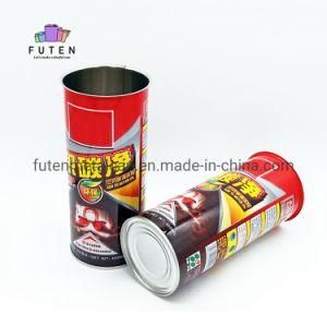 Hot New Products 500 Ml Round Engine Additives Easy Open Tin Can with Easy Open Lid