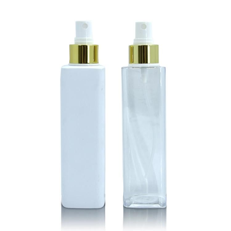 Clear Square Pump Mist Recycled Spray Bottles for Cosmetic Ssh-3145