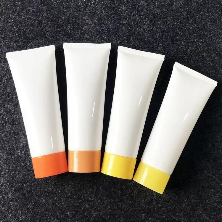 Flip Cover Unsealing Plastic Cosmetic Packaging Tubes