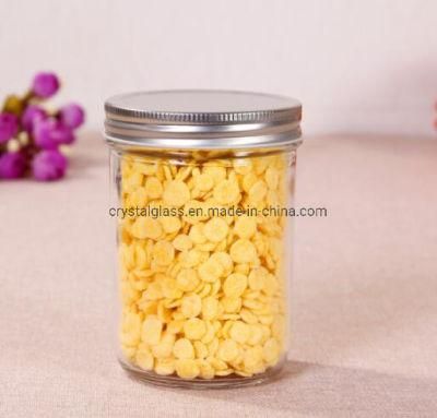 Food Grade 100ml 200ml 300ml 400ml 500ml 600ml Food Mason Glass Jar Without Handle