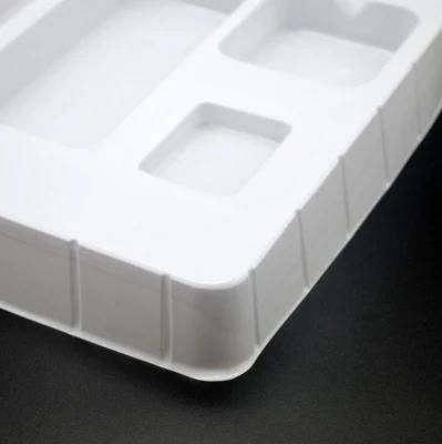 Disposable White Blister Packaging Tray for Cosmetic Packaging Inlay Tray