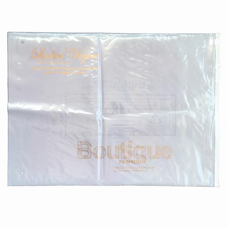 Custom Logo Plastic Packaging Zipper Bag Poly Bag for Clothing Manufacturer