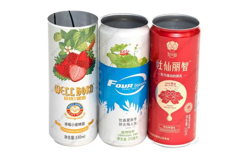 Sleek 355ml Cans with Lids Beer Cans Beverage Cans Coffee Cans