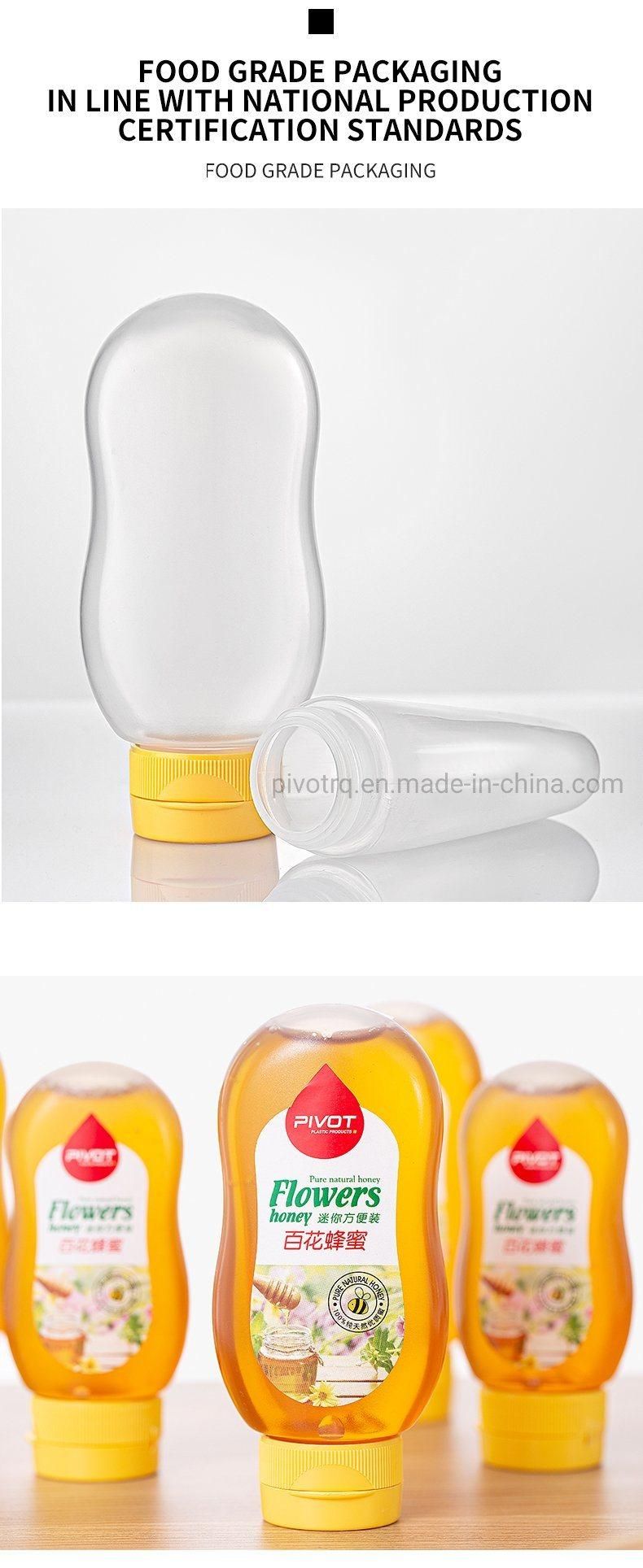 100g Small PP Plastic Squeeze Honey Bottle with Flip Cap