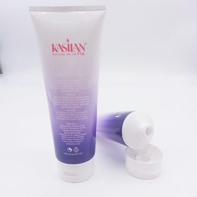 Plastic Shampoo Shower Gel Packaging Tube with Flip Cover