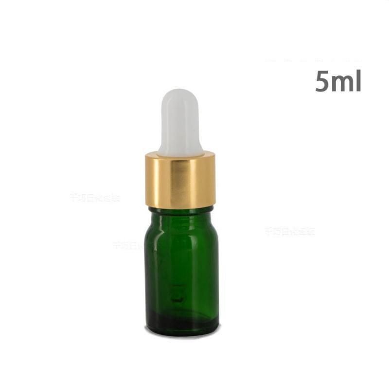 New 5ml Glass Spray Bottle Refillable Bottles Vial with Glass Dropper for Essential Oil Perfume Cosmetic