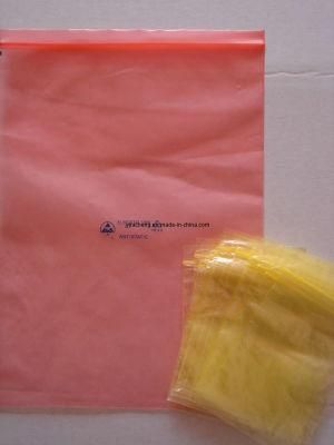 Anti Static Transparent Plastic PE Zip Lock Bags for Electronic Goods