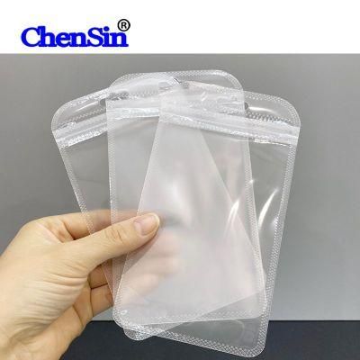 Phone Case Packaging Bag Frosted Plastic Zipper Bag