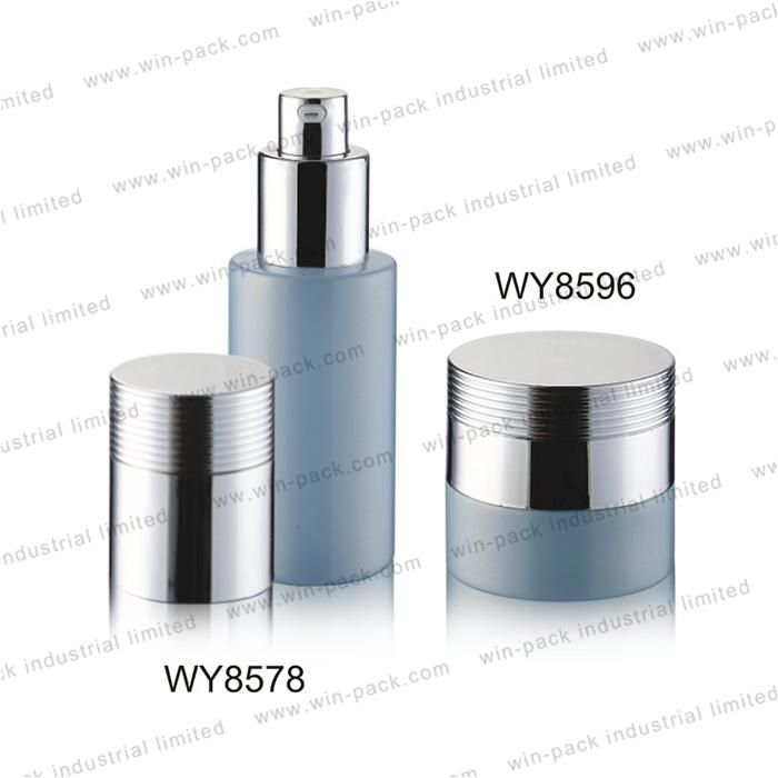 2019 40ml 60ml 100ml 120ml Flat Clear Unique Round Lotion Cosmetic Travel Bottle Set