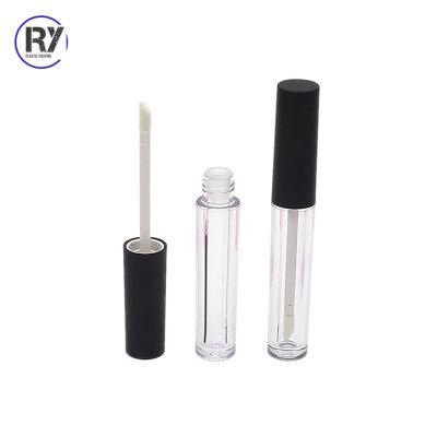 Custom Wholesale 5 Ml Hexagon Square Lipgloss Tube with Brush Empty Wands Lip Gloss Tube with Wands