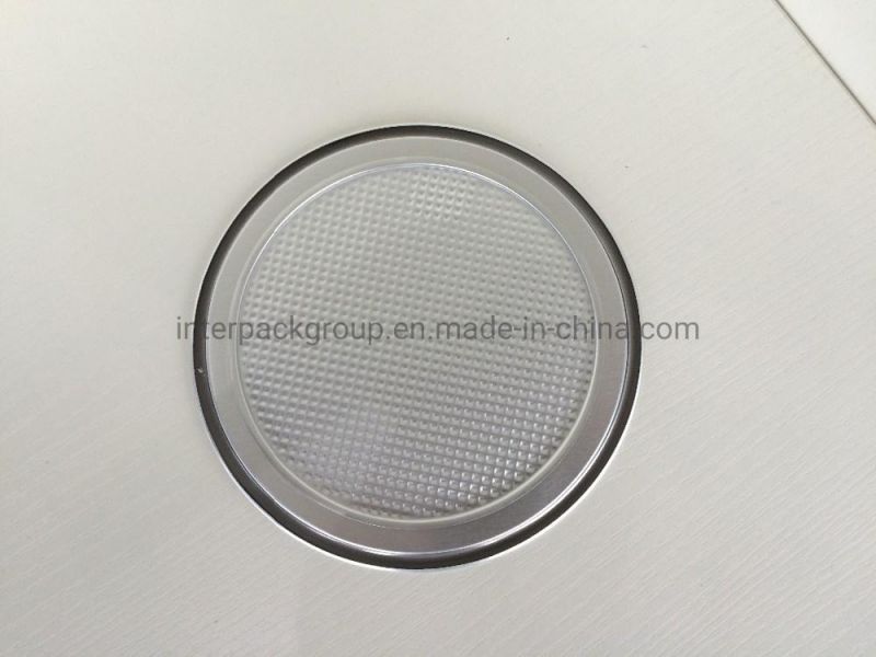 502# Easy Peel End Easy Peel off End Aluminum Foil Lid Aluminum Mason Jar Lid